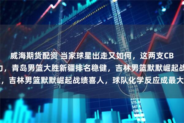 威海期货配资 当家球星出走又如何，这两支CBA球队展现强大团队实力，青岛男篮大胜新疆排名稳健，吉林男篮默默崛起战绩喜人，球队化学反应成最大亮点